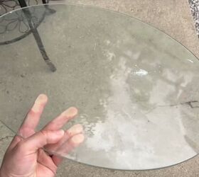 Step-by-step patio table transformation