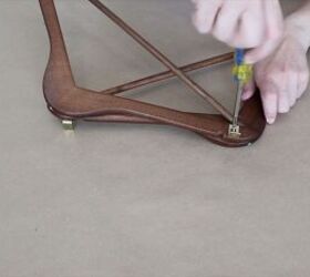 Secure hanger legs with corner braces for added stability in our hanger table