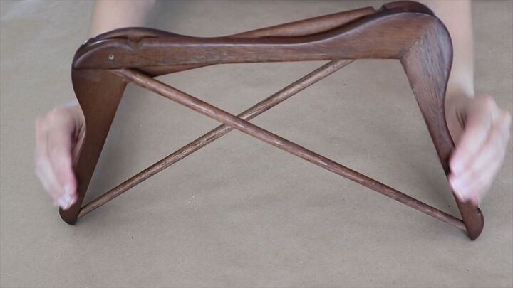 Glue and clamp hangers together to form sturdy legs for the DIY lap desk