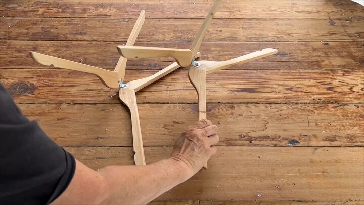 Homemade hanger furniture