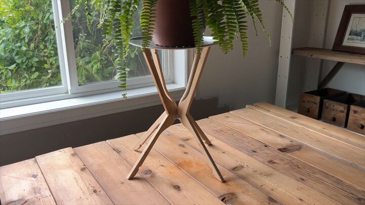 Modern plant stand tutorial