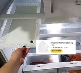 Empty your fridge completely before starting