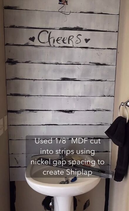 Creating the shiplap