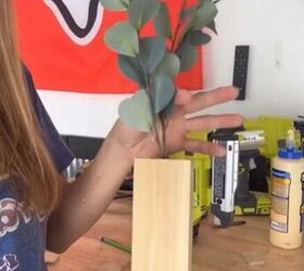 DIY wall vase