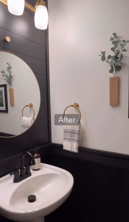 After powder bathroom makeover