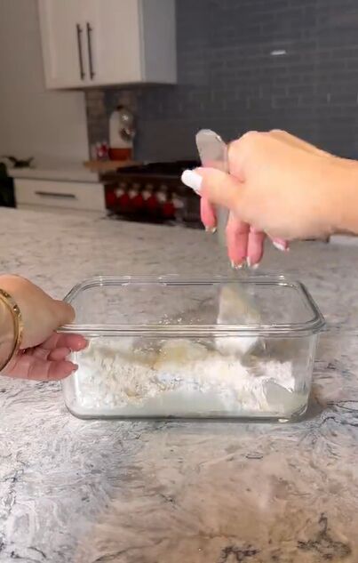 Mixing the ingredients