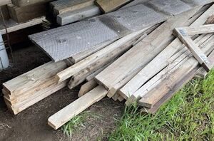 They dragged some scrap wood into their garden for a magical addition that will change everything