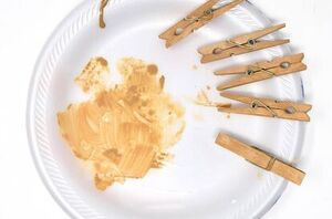 Bring a few clothespins into your garden for this lovely idea