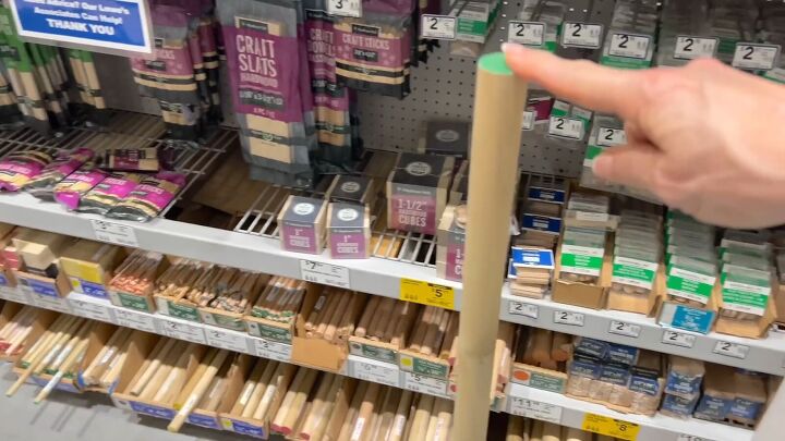 Handmade curtain rod