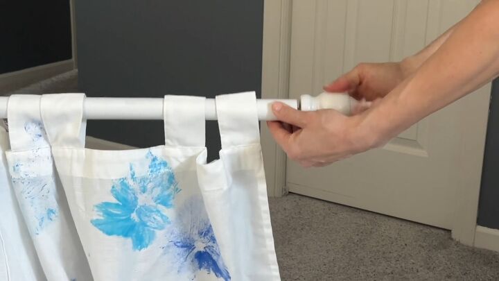 Step by step guide to making a curtain rod on a budget