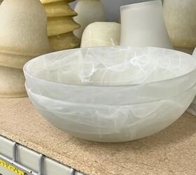 Use glass light shades for this gorgeous outdoor accent