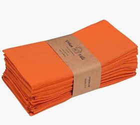 Orange napkins