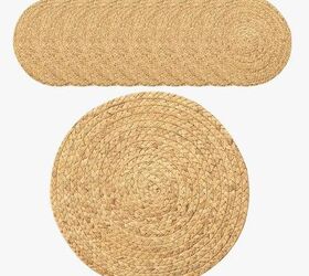 Round woven placemats