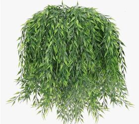 Faux potted greenery