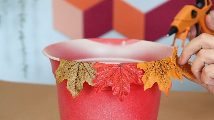 The leaves will add a nice touch of autumn to your project