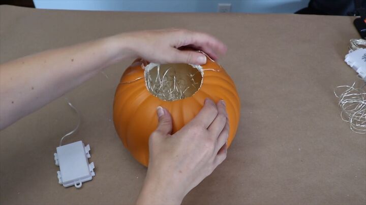 Create a glowing pumpkin house address display for fall!