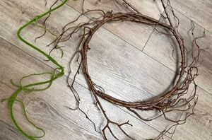 This is definitely one of the wilder wreath ideas we've seen this season