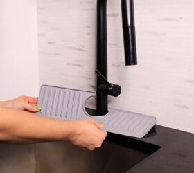 two game changing items you need for a clean and tidy kitchen, The FaucetMat by WeatherTech