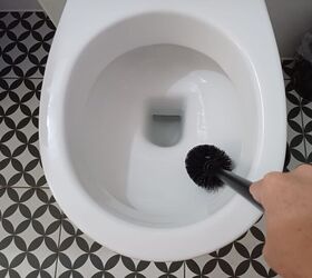 Target those tough spots with your toilet brush