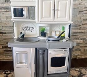 DIY Step 2 Play Kitchen Makeover With Spray Paint
