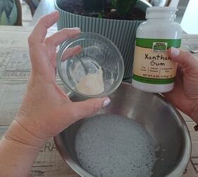 Xantham gum is great for thickening your homemade cleaning recipes