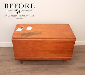 How just the right amount of wood trim brought this old chest back to life