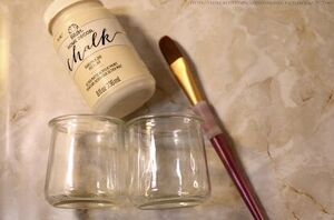 Save your yogurt jars for this beautiful fall idea