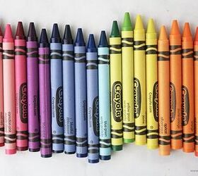 Lay out a row of crayons for this simple but super creative idea