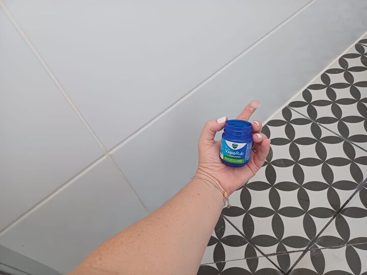 Maintain a fresh-smelling shower by applying Vicks along the bottom of your shower door