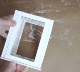 Craft a lantern with hot glue and frames