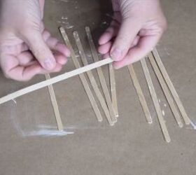 How to build a lantern with wood stir sticks