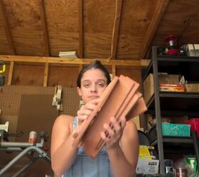 Why this parquet flooring looks better on her wall than on the floor