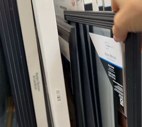 Pick up 3 Walmart mirrors for this simple yet effective wall upgrade