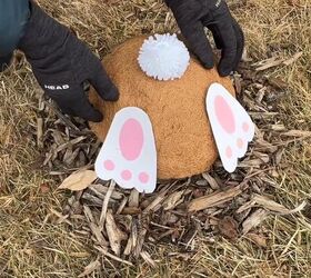 Setting up the bunny in your carrot patch