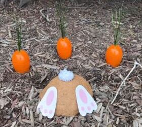 The finished DIY Easter decoration