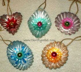 Jello Mold & Tart Tin Christmas Ornaments