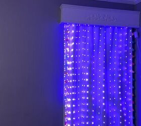 Transforming a Room With Govee Curtain Lights and DIY Projects | Hometalk