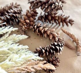 All it takes is a few pine cones for this quick, easy, and gorgeous fall update