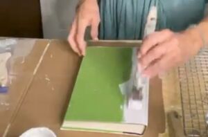 You might want to grab a bunch of old books to copy this lovely idea