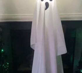 Make A Light-up Hanging Ghost From a Paper Lantern