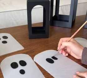 Painting the ghost faces