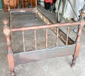 She turned this creepy old bed frame into her dog's favorite thing
