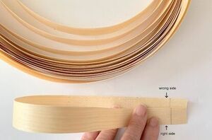 Fold strips of veneer for this beautiful and unexpected idea