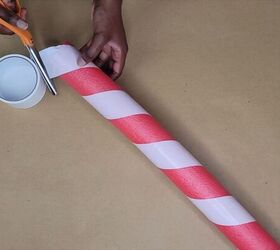 Christmas crafts with pool noodles