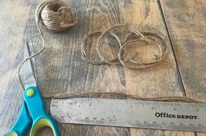 Use twine for this beautiful and easy decor upgrade