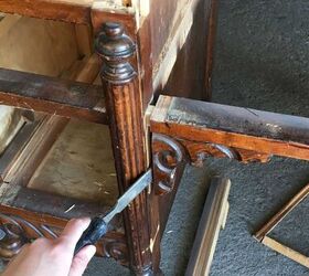 skinny nightstands made from desk