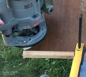 skinny nightstands made from desk