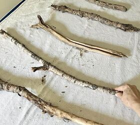 Hang 6 sticks on your wall to get bonus (free!) Christmas decor