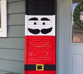 Repurpose doors into DIY nutcracker