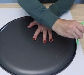 Drawing the circle shape on foam board